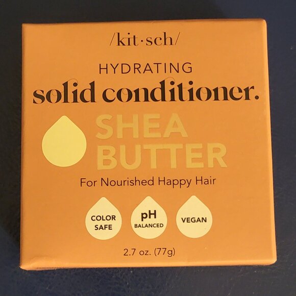 🔵 Kitsch Hydrating Shea Butter Solid Conditioner Bar New in Box 2.7 oz - Picture 2 of 7